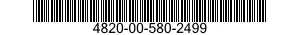 4820-00-580-2499  4820005802499 005802499