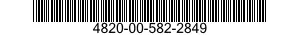 4820-00-582-2849 VALVE,GATE 4820005822849 005822849