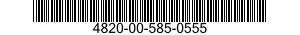 4820-00-585-0555  4820005850555 005850555