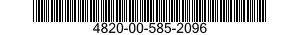 4820-00-585-2096  4820005852096 005852096