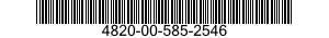 4820-00-585-2546  4820005852546 005852546