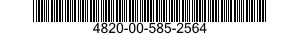 4820-00-585-2564  4820005852564 005852564