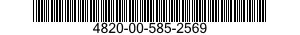 4820-00-585-2569  4820005852569 005852569