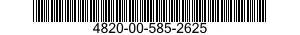 4820-00-585-2625  4820005852625 005852625