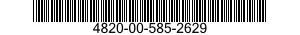 4820-00-585-2629  4820005852629 005852629