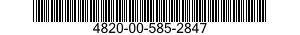 4820-00-585-2847  4820005852847 005852847