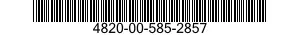 4820-00-585-2857  4820005852857 005852857