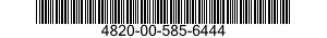 4820-00-585-6444  4820005856444 005856444