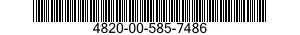 4820-00-585-7486 VALVE,GLOBE 4820005857486 005857486