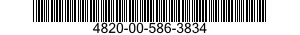 4820-00-586-3834  4820005863834 005863834