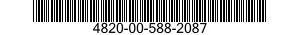 4820-00-588-2087  4820005882087 005882087