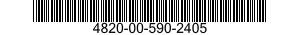 4820-00-590-2405  4820005902405 005902405