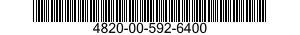 4820-00-592-6400  4820005926400 005926400