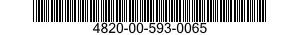 4820-00-593-0065  4820005930065 005930065