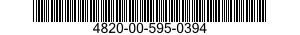 4820-00-595-0394  4820005950394 005950394
