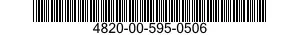 4820-00-595-0506  4820005950506 005950506