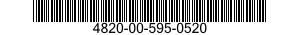 4820-00-595-0520  4820005950520 005950520