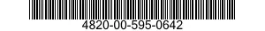 4820-00-595-0642  4820005950642 005950642