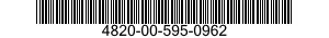 4820-00-595-0962  4820005950962 005950962
