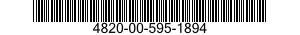 4820-00-595-1894 VALVE,GLOBE 4820005951894 005951894
