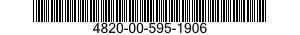 4820-00-595-1906 VALVE,GLOBE 4820005951906 005951906