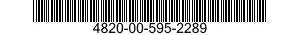 4820-00-595-2289  4820005952289 005952289