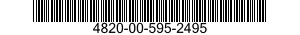 4820-00-595-2495  4820005952495 005952495