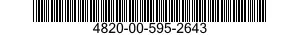 4820-00-595-2643 VALVE,ANGLE 4820005952643 005952643