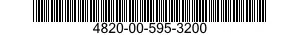 4820-00-595-3200  4820005953200 005953200