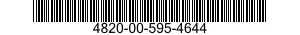 4820-00-595-4644 VALVE,GLOBE 4820005954644 005954644