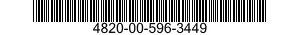 4820-00-596-3449 VALVE,REGULATING,FLUID PRESSURE 4820005963449 005963449
