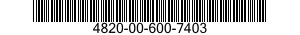 4820-00-600-7403  4820006007403 006007403