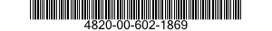 4820-00-602-1869  4820006021869 006021869