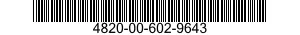 4820-00-602-9643  4820006029643 006029643