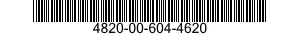 4820-00-604-4620 VALVE,REGULATING,FLUID PRESSURE 4820006044620 006044620