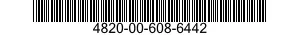 4820-00-608-6442  4820006086442 006086442
