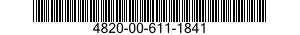 4820-00-611-1841  4820006111841 006111841