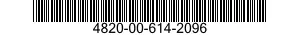 4820-00-614-2096  4820006142096 006142096
