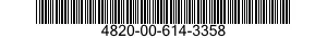 4820-00-614-3358  4820006143358 006143358