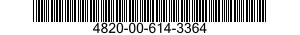4820-00-614-3364  4820006143364 006143364