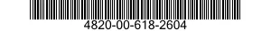 4820-00-618-2604  4820006182604 006182604