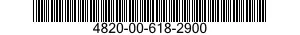 4820-00-618-2900  4820006182900 006182900