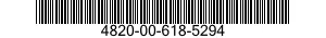 4820-00-618-5294  4820006185294 006185294