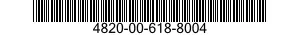 4820-00-618-8004 VALVE,CHECK 4820006188004 006188004