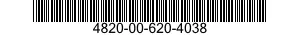 4820-00-620-4038  4820006204038 006204038