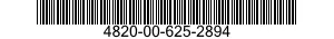 4820-00-625-2894  4820006252894 006252894
