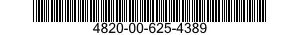 4820-00-625-4389  4820006254389 006254389
