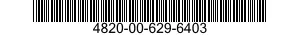 4820-00-629-6403  4820006296403 006296403