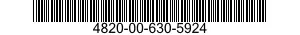 4820-00-630-5924  4820006305924 006305924