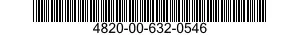 4820-00-632-0546  4820006320546 006320546